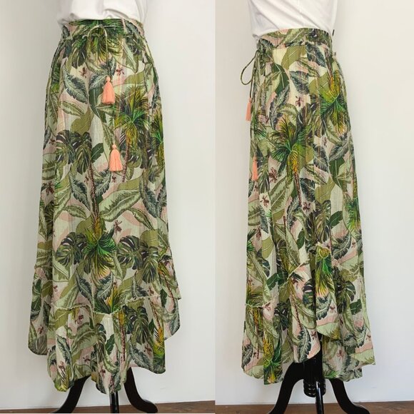 Z&L EUROPE Rio Jungle Maxi Skirt Brand New With Tag Attached Large - Picture 8 of 16